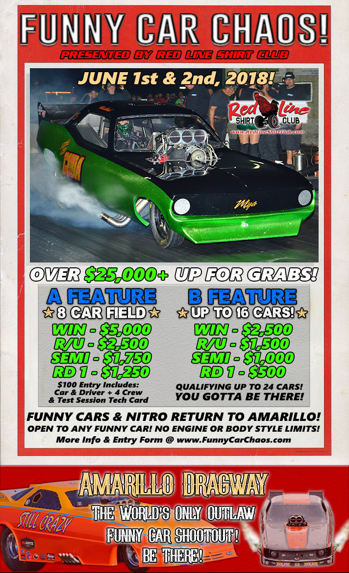 Amarillo Dragway The One The Only Funny Car Chaos